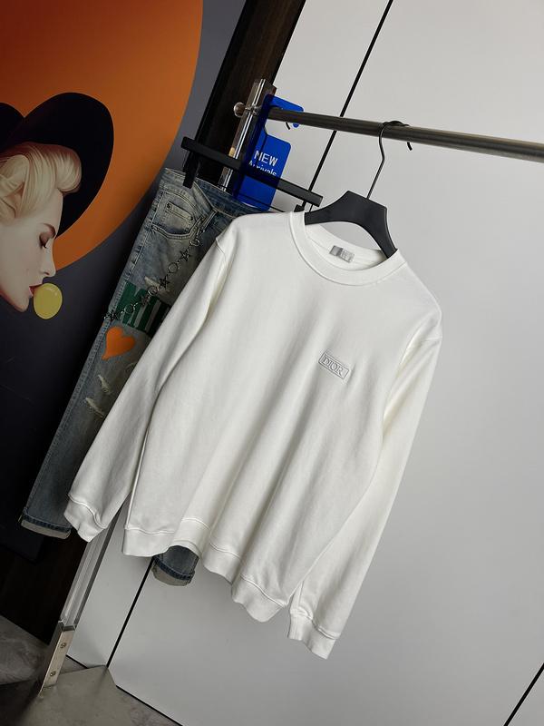 Свитшот Christian Dior Logo In The Rectangle "White" фото № 3