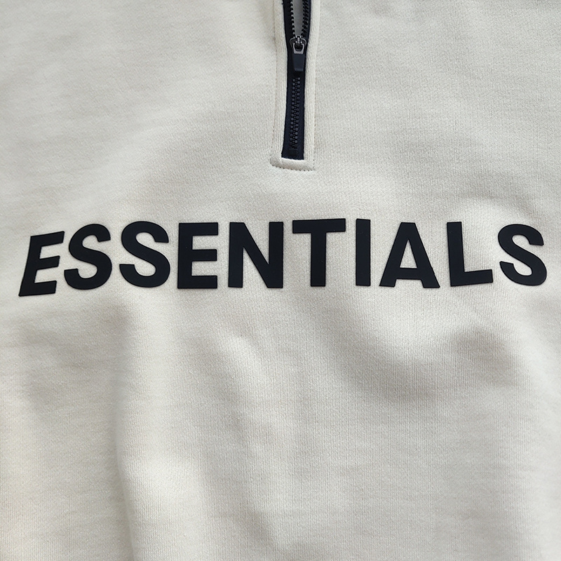 Свитшот Fear Of God With Collar And Zipper "White" фото № 5