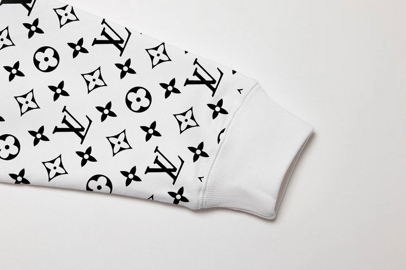 Свитшот Louis Vuitton Disappearing Emblems "White" фото № 5