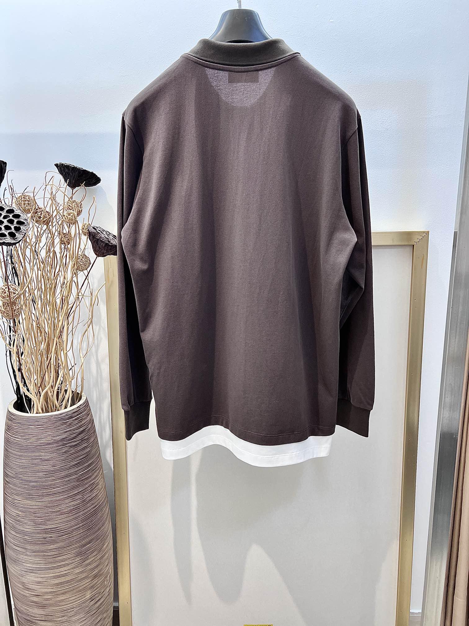 Свитшот Miu Miu White Frontside Logo On The Dark Fabric "Brown" фото № 2