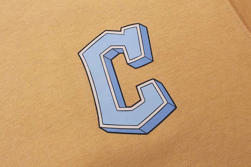 Свитшот MLB With Rectangle On The Back "Brown/Yellow" фото № 5