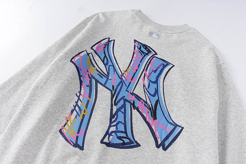 Свитшот MLB With Letter Logos "Gray" фото № 2