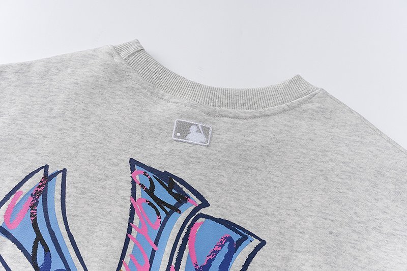 Свитшот MLB With Letter Logos "Gray" фото № 3