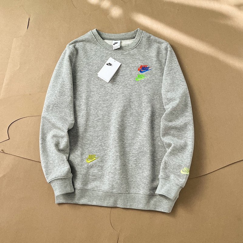 Свитшот Nike With Brand Logos "Gray" фото № 2