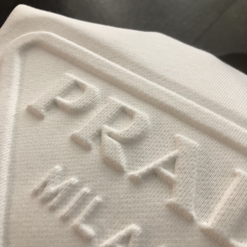 Свитшот Prada With Logo And Emblem "White" фото № 6