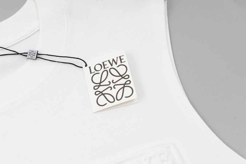 Майка Loewe With Logo Brand "White" фото № 7