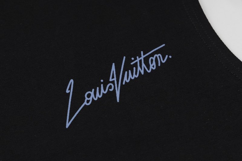 Майка Louis Vuitton With Brand Logo And Pumpkin Print "Black" фото № 7