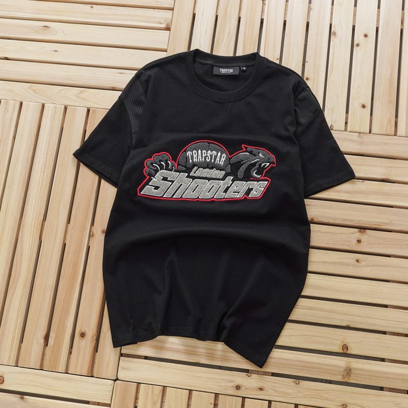 Футболка Trapstar London Shooters Leopard Еmbroidered "Black" фото № 7