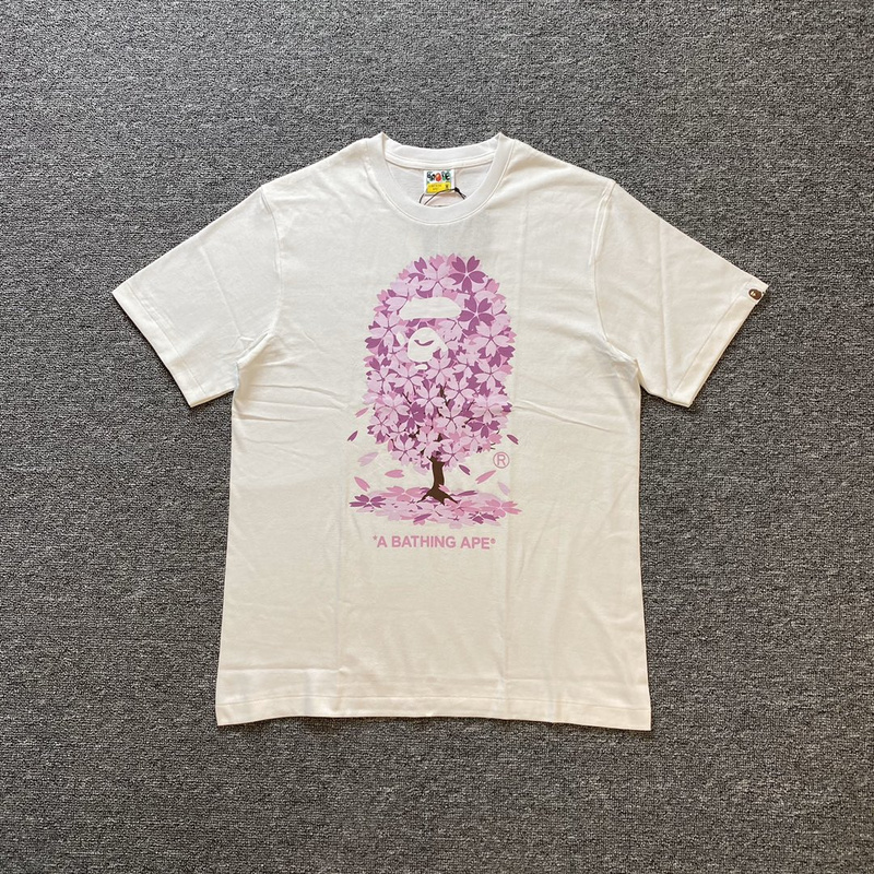 Футболка A Bathing Ape Tree Monkey "White" фото № 5
