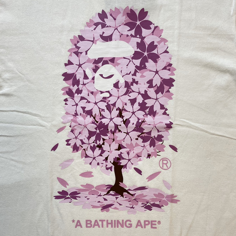 Футболка A Bathing Ape Tree Monkey "White" фото № 6