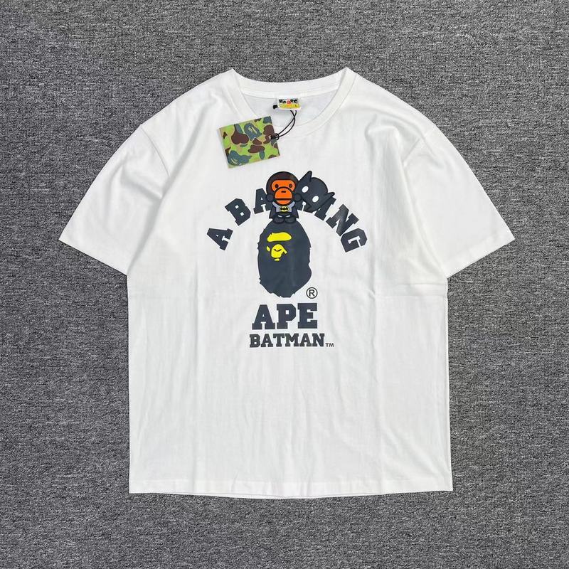 Футболка A Bathing Ape Batman "White" фото № 2