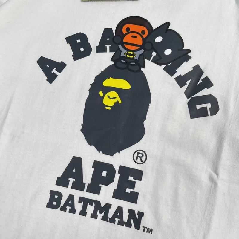 Футболка A Bathing Ape Batman "White" фото № 3