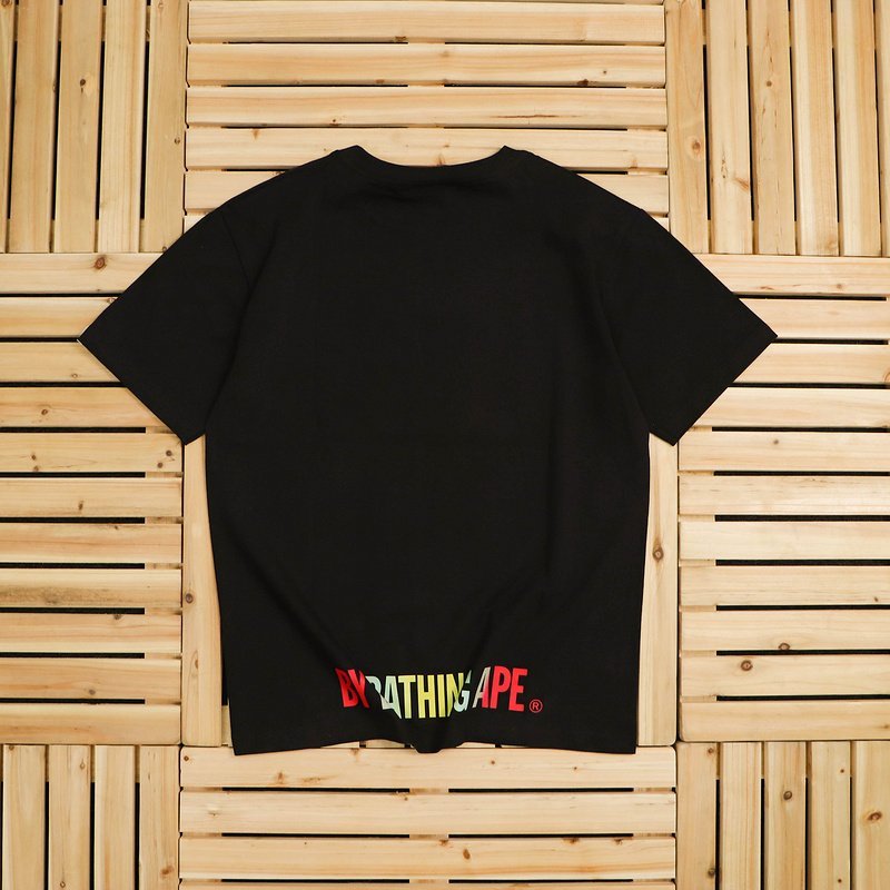 Футболка A Bathing Ape Star Print "Black" фото № 2