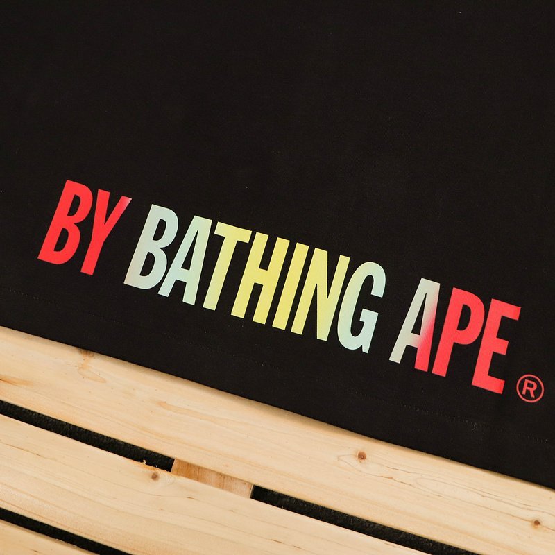 Футболка A Bathing Ape Star Print "Black" фото № 3