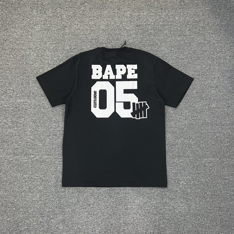 Футболка A Bathing Ape Number 05 With Logo "Black" фото № 5