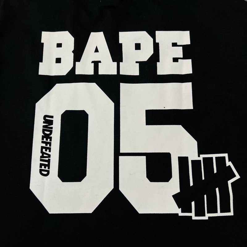 Футболка A Bathing Ape Number 05 With Logo "Black" фото № 6