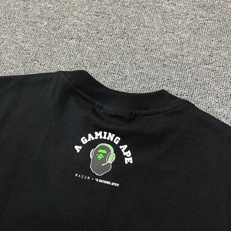 Футболка A Bthing Ape X Razer Gaming "Black" фото № 3