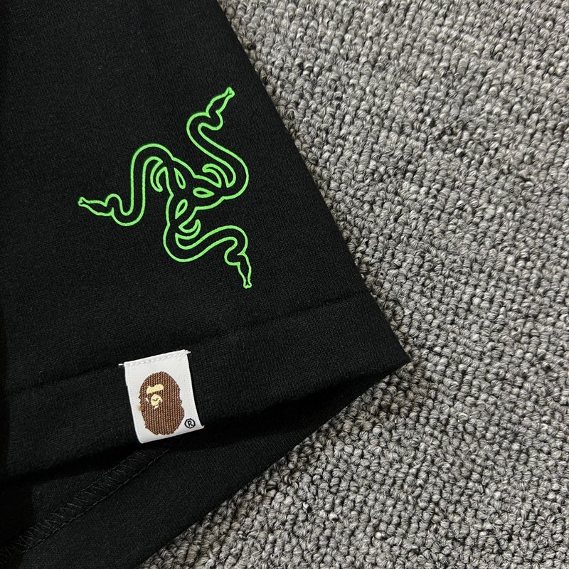 Футболка A Bthing Ape X Razer Gaming "Black" фото № 6