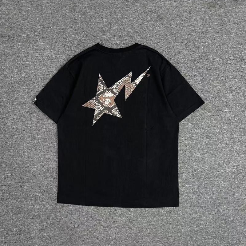 Футболка A Bathing Ape Snake Skin "Black" фото № 5