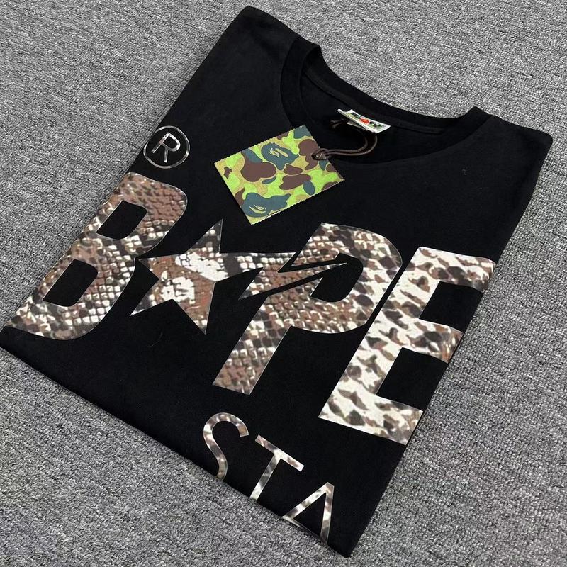 Футболка A Bathing Ape Snake Skin "Black" фото № 6