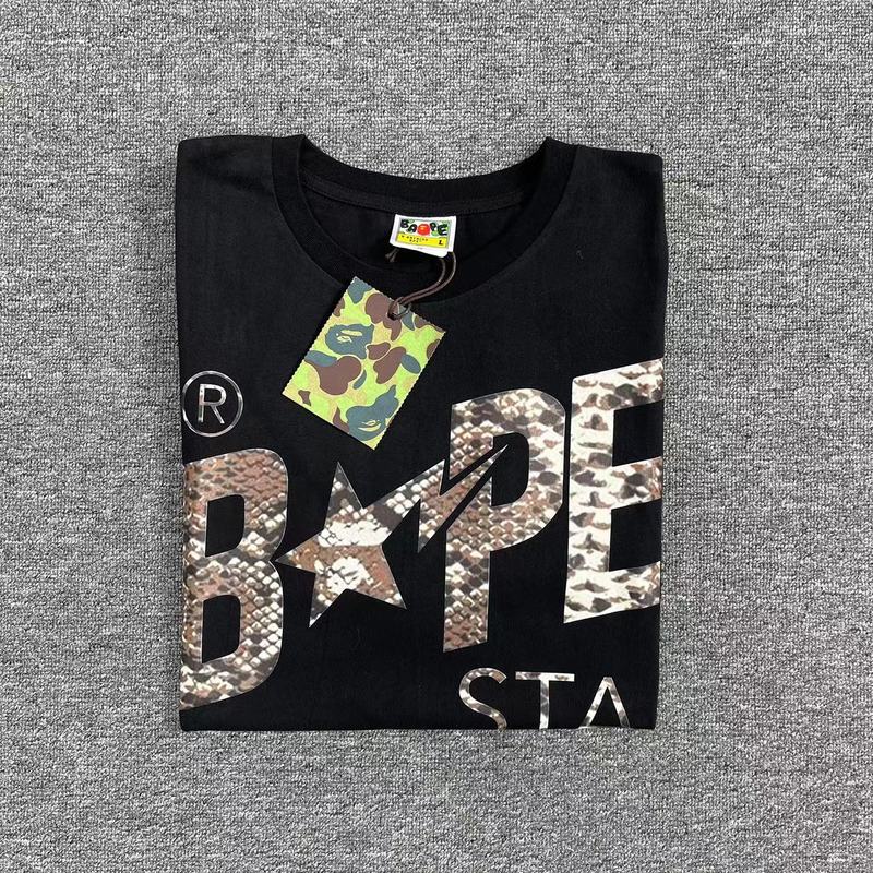 Футболка A Bathing Ape Snake Skin "Black" фото № 7