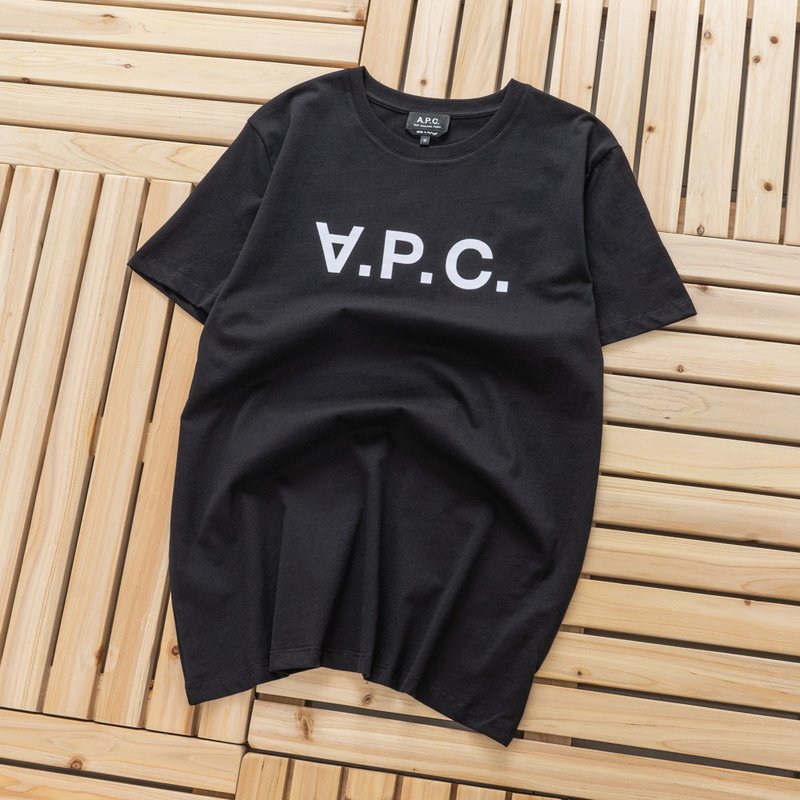 Футболка A.P.C Inverted Letter "Black" фото № 2