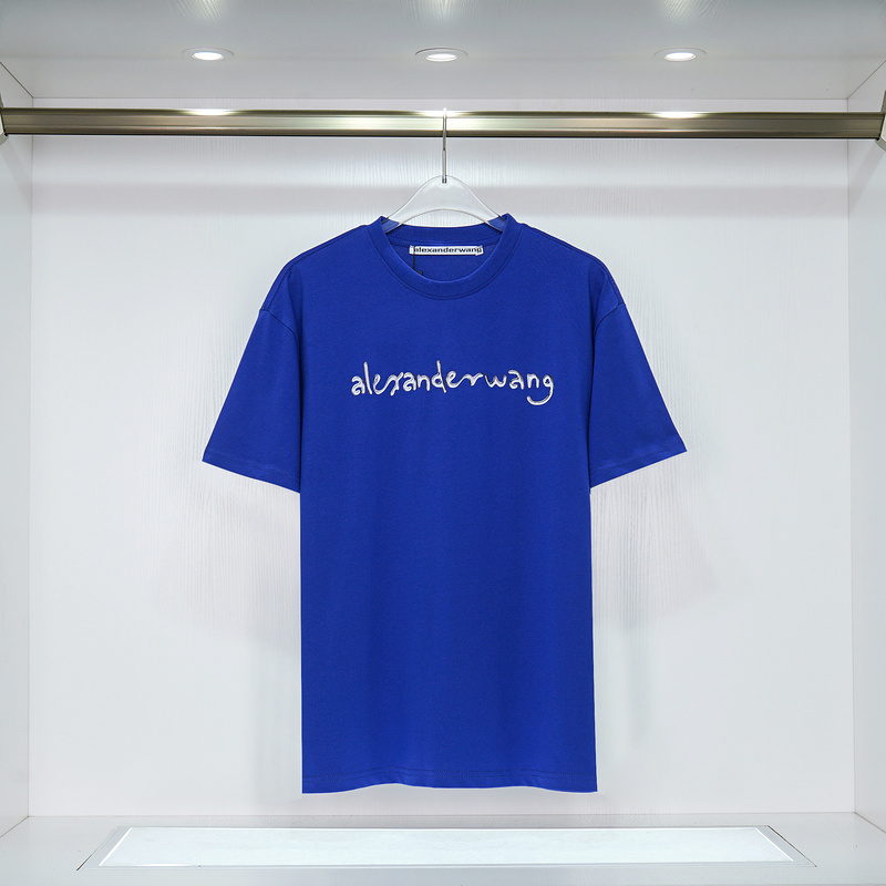 Футболка Alexander Wang With Brand Label "Blue" фото № 2