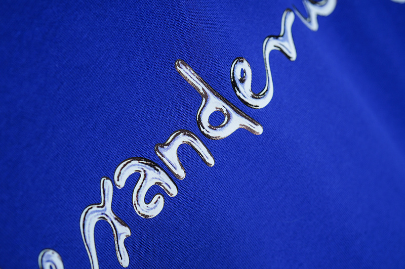 Футболка Alexander Wang With Brand Label "Blue" фото № 6