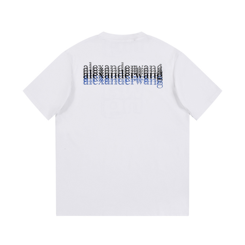 Футболка Alexander Wang With Brand Logo "White" фото № 3