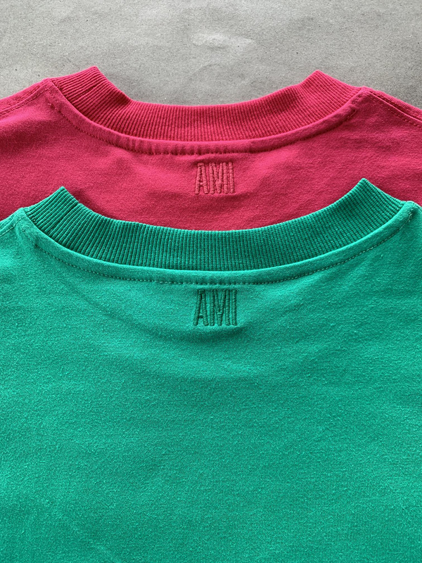 Футболка AMI Intense Color "Green" фото № 2