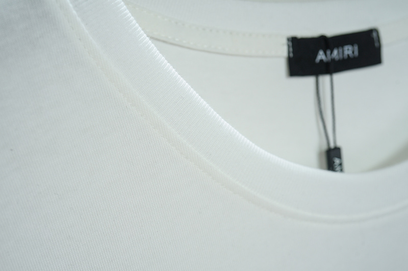 Футболка Amiri Large Brand Inscription On The Side "White" фото № 5