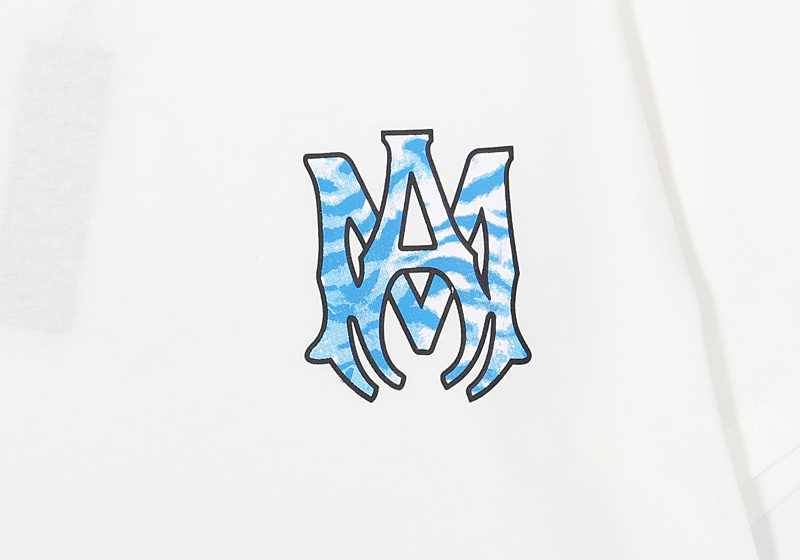 Футболка Amiri Simple Design "White" фото № 3