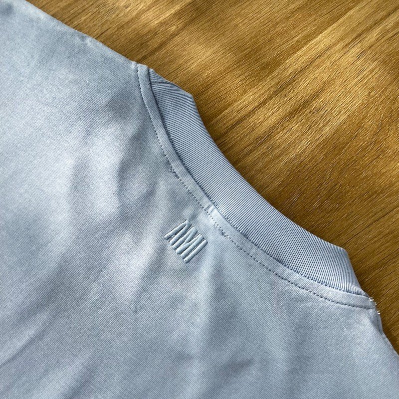 Футболка Amiri Classic Brand Design "Blue" фото № 2