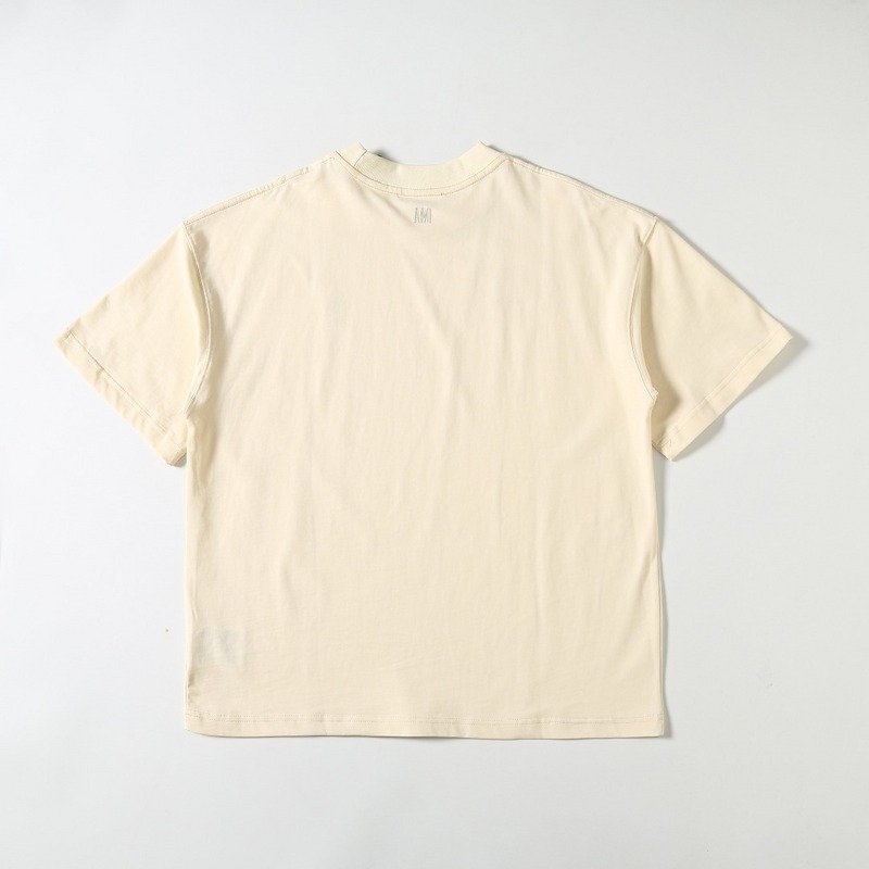 Футболка Amiri Base With Logo "Cream" фото № 8