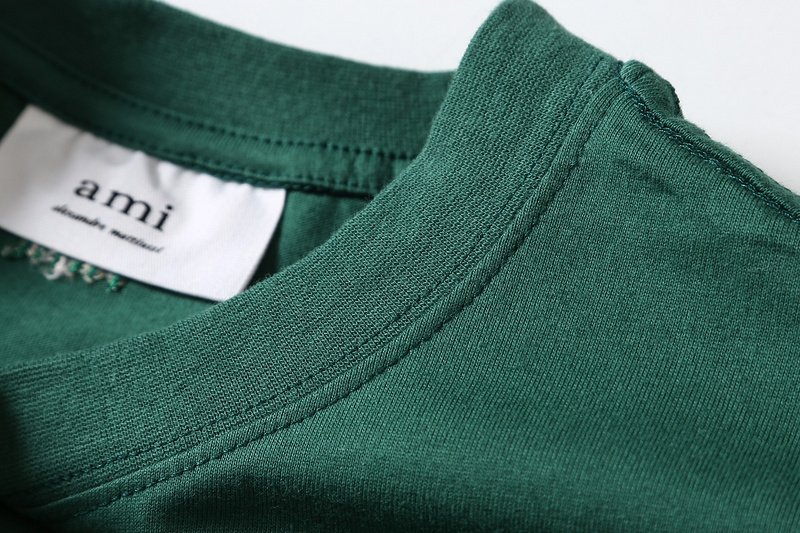 Футболка Amiri Yellow Heart Logo "Green" фото № 2