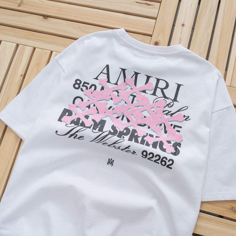 Футболка Amiri 850 North Canyon Drive "White" фото № 4