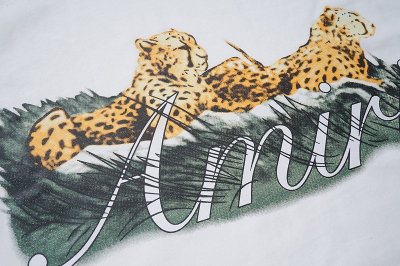 Футболка Amiri Leopards "White" фото № 4