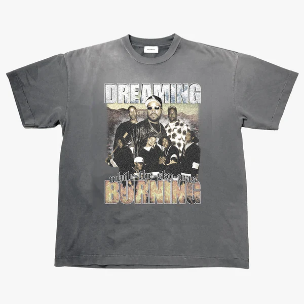 Футболка Askyurself X FAR Burning "Gray" фото № 2