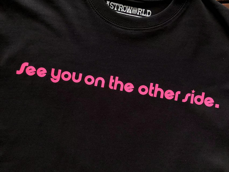 Футболка Astroworld Stars And Inscription Utopia "Black" фото № 7