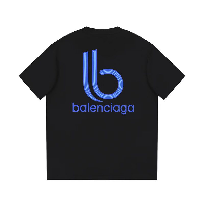 Футболка Balenciaga Printed With The Letter B "Black" фото № 7