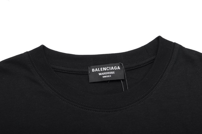 Футболка Balenciaga Logo Reflection "Black" фото № 2
