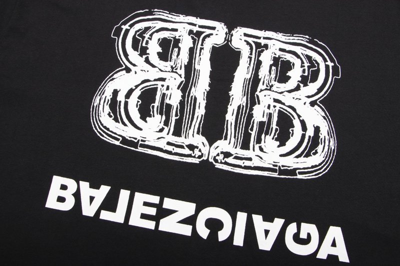 Футболка Balenciaga Logo Reflection "Black" фото № 5