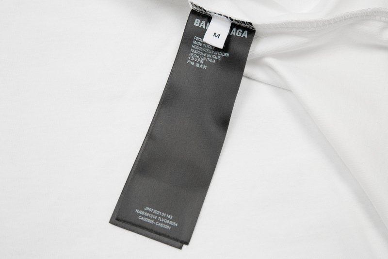 Футболка Balenciaga Crossed Out "White" фото № 5