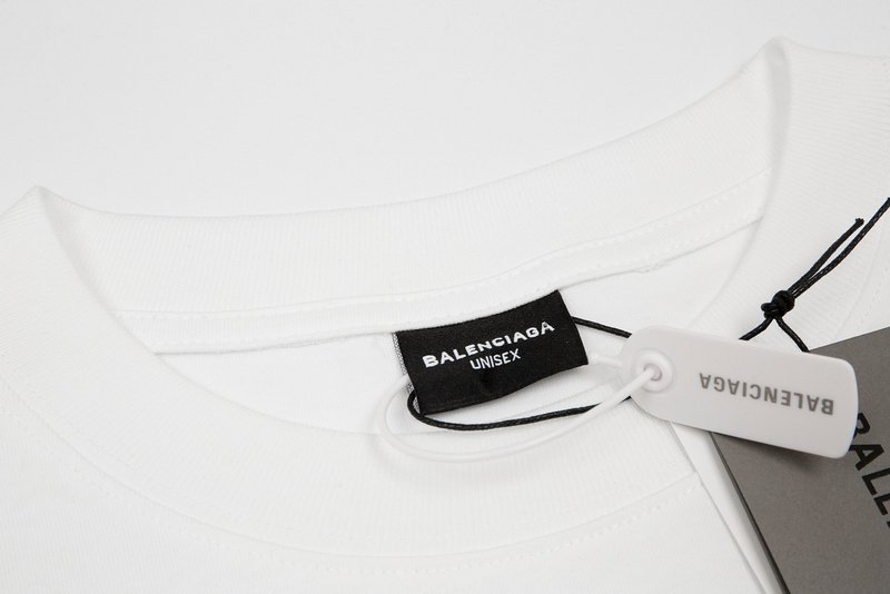 Футболка Balenciaga Crossed Out "White" фото № 6
