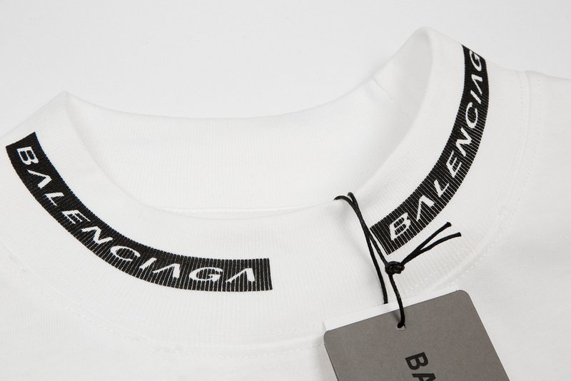 Футболка Balenciaga With Brand Logo Print "White" фото № 4