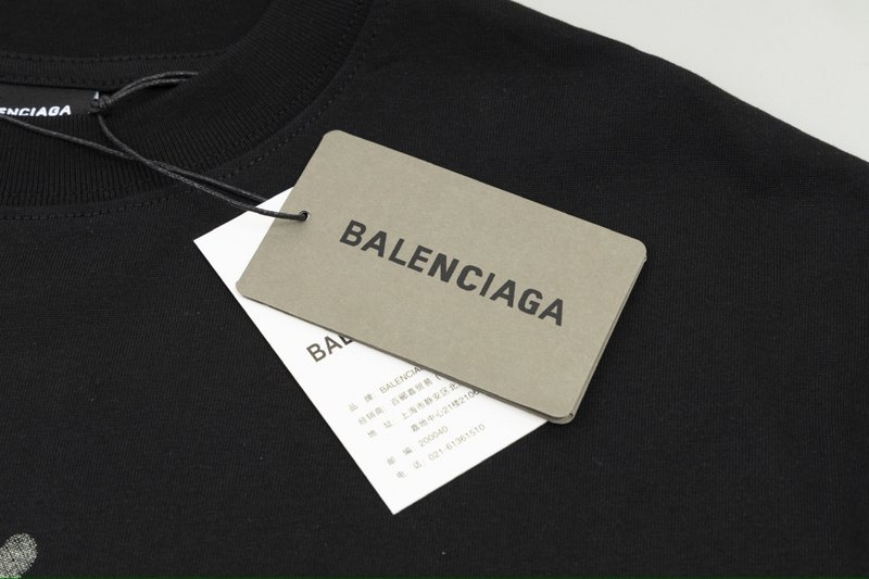 Футболка Balenciaga 404 Error "Black" фото № 7