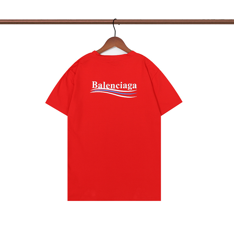 Футболка Balenciaga Brand Classics "Red" фото № 3