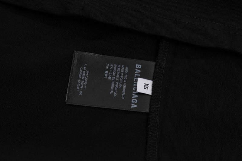 Футболка Balenciaga Logo In The Logo "Black" фото № 6