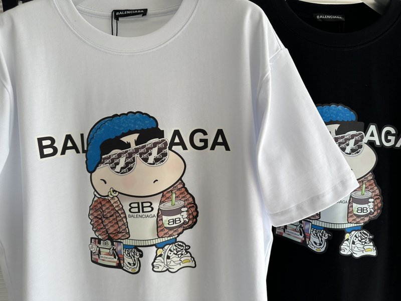 Футболка Balenciaga Print Cool Person "White" фото № 3