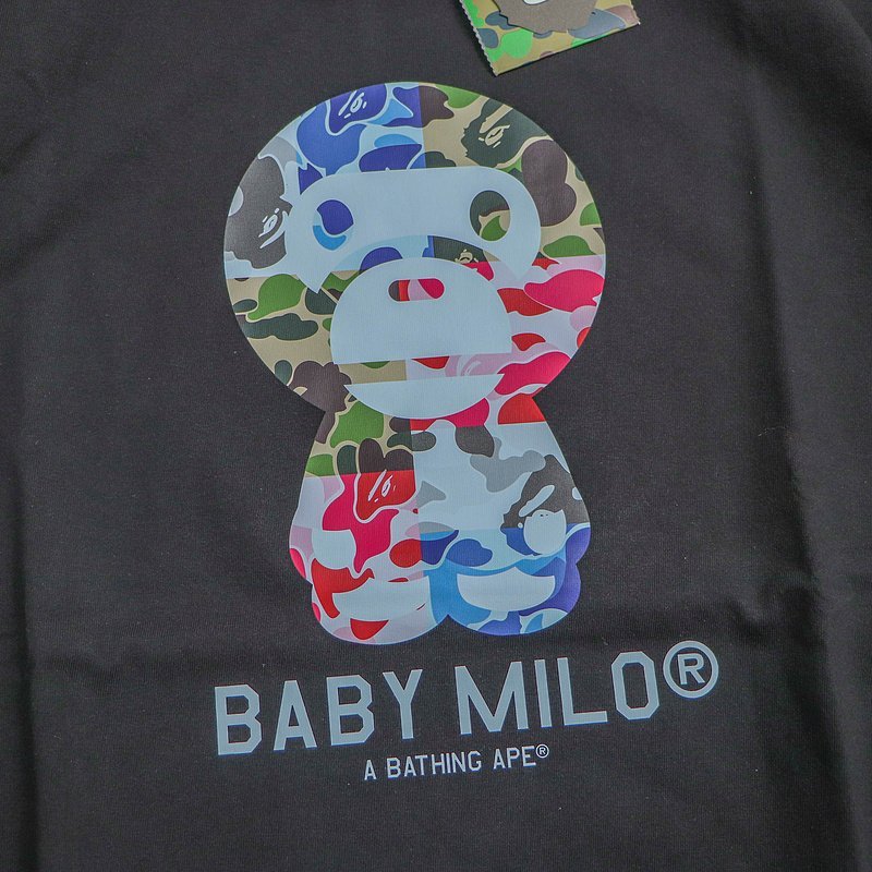 Футболка Bape Little Monkey "Black" фото № 3